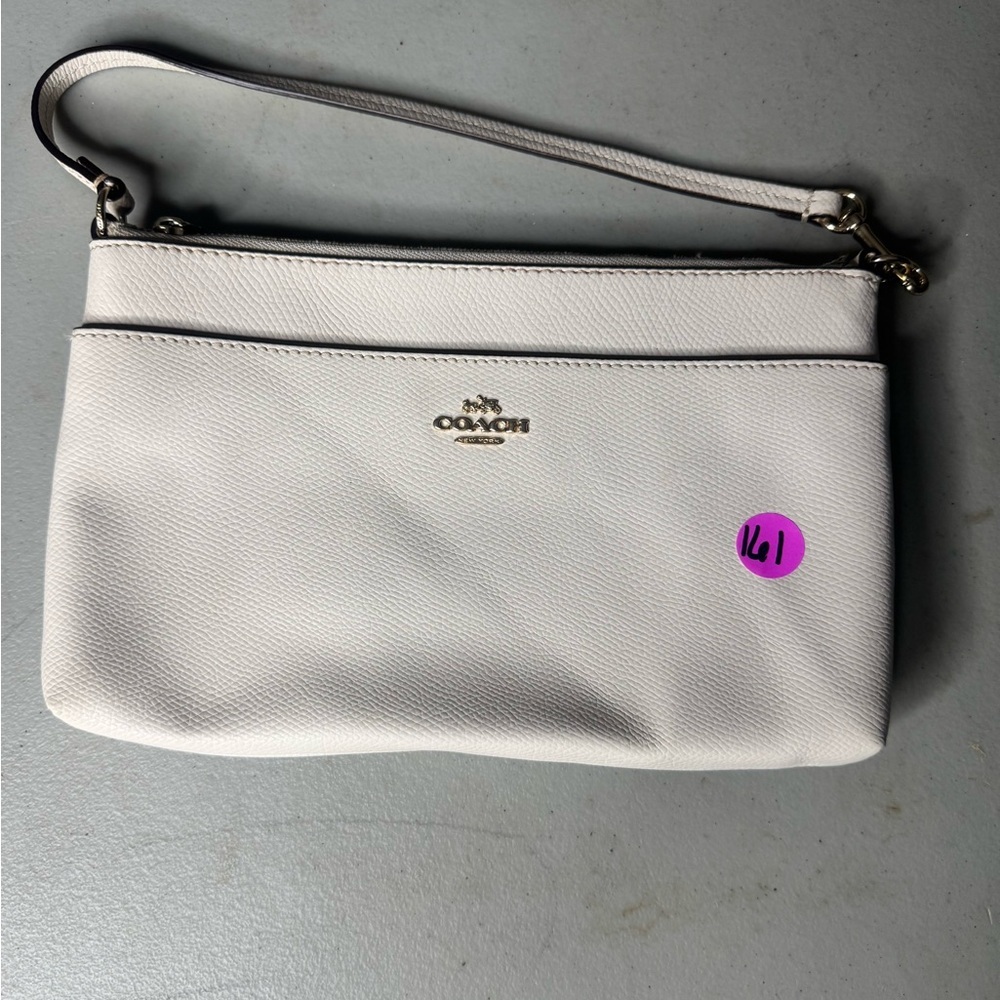 Coach Wristlet White